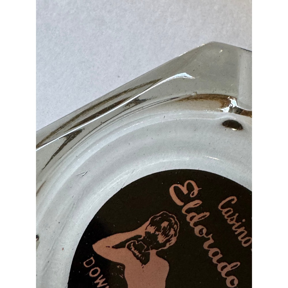 Vintage Eldorado Club Casino Henderson Nevada Ashtray Keno Bingo Pinup‎ Girl - Picture 3 of 6